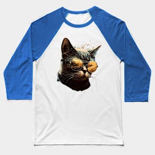 cool cat Baseball T-Shirt